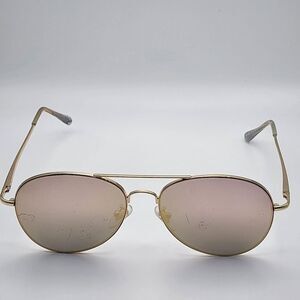 Sojos Gold & Pink Reflective Lense Sunglasses
